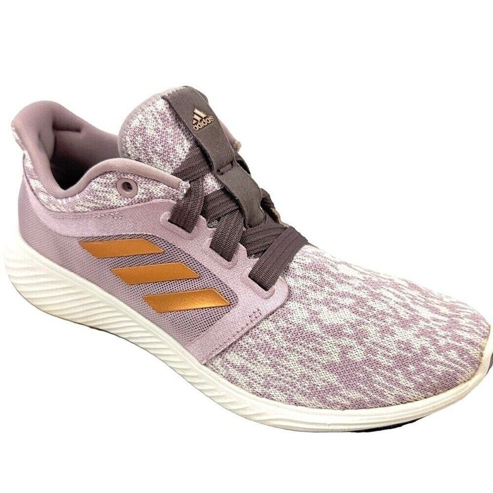 Adidas Womens Edge Luxe Running Athletic Shoes Sz 9 Space Dye Purple